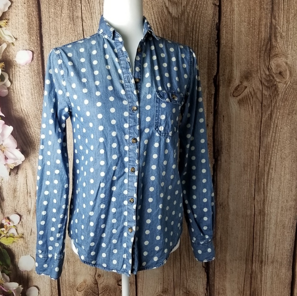BDG denim button down shirt  size XS TP